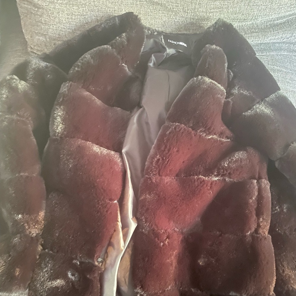 Fashion Nova fur coat